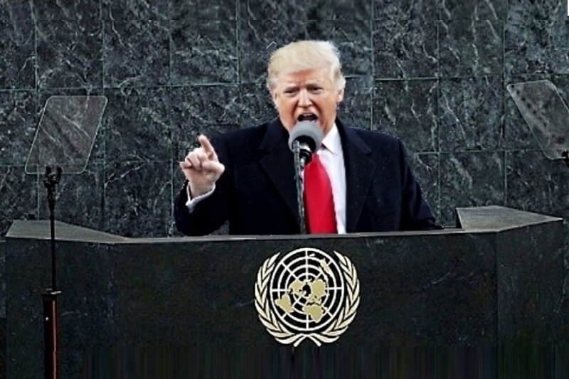 Concept: U.S. As Morally Righteous; App: Trump Speech at U N