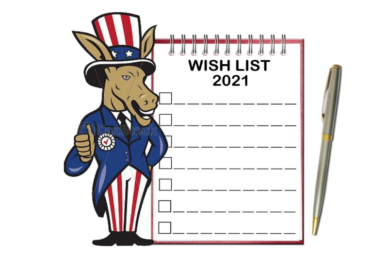 Democrats’ Wish List 2021